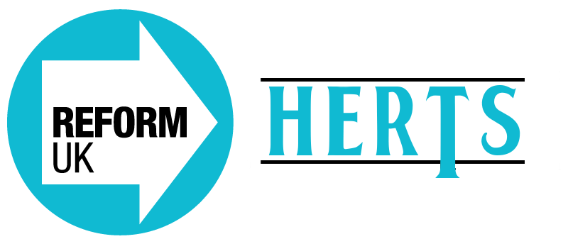 ReformUK Herts Logo